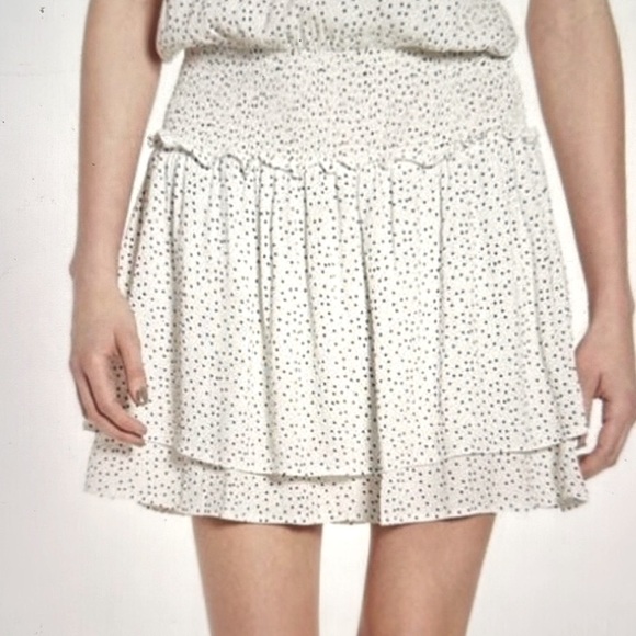 RAILS Angelina White Mini Dress with Black Stars. - Picture 7 of 14